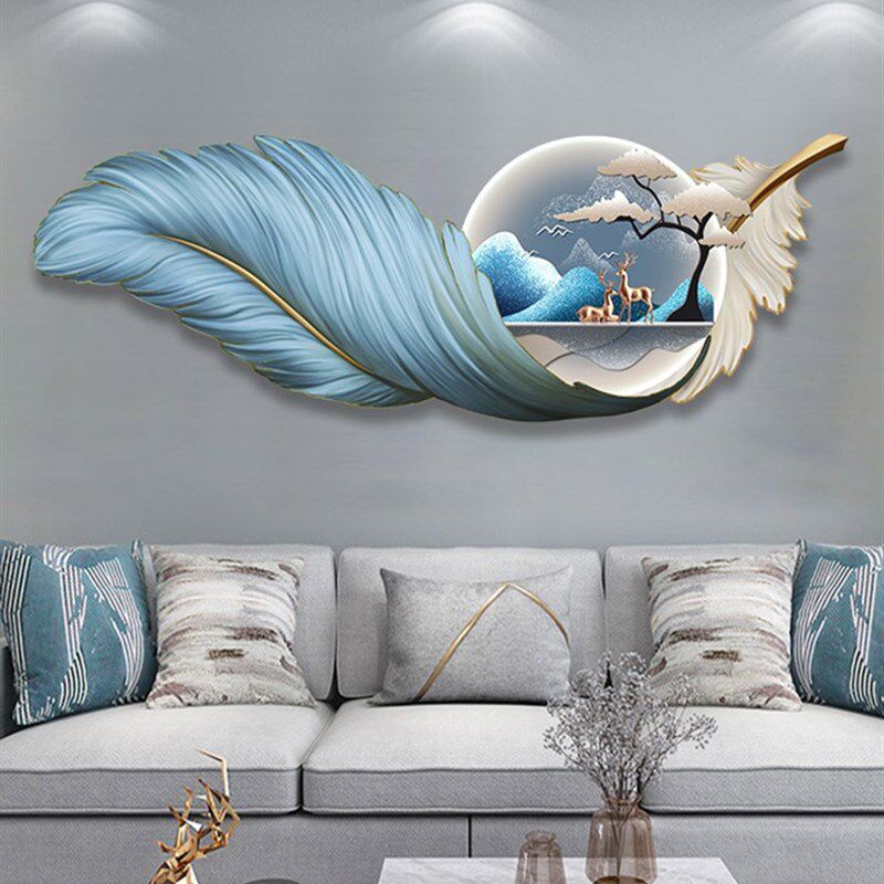 2023年新款客厅装饰画LED氛围灯画沙发背景墙挂画玄关卧室床头画