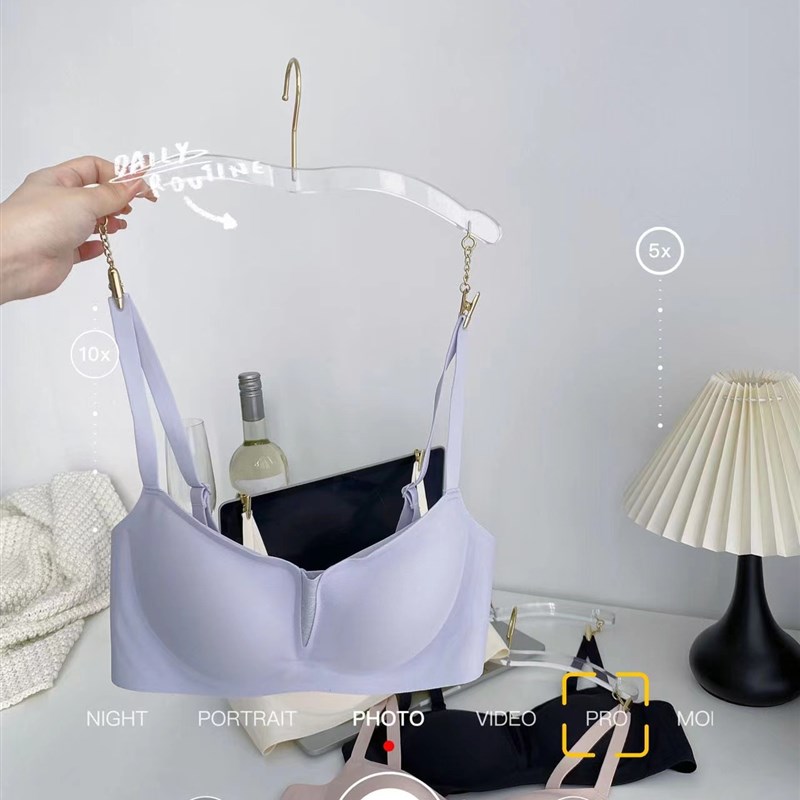 小胸无痕聚拢无钢圈收副乳防下垂显大运动美背舒适文胸罩内衣女士