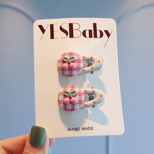 2025新款卡通可爱儿童刘海发夹小女孩公主前额碎发夹洋气侧边发卡