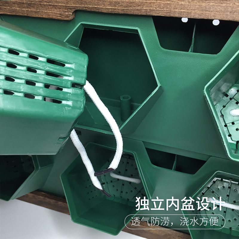 贴墙壁挂立体相框挂墙挂壁挂式墙壁花架天阳台楼梯挂墙绿萝花盆