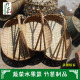 竹编制品提竹篮竹编菜篮子 环保购物篮收纳篮水果篮拜神竹篮