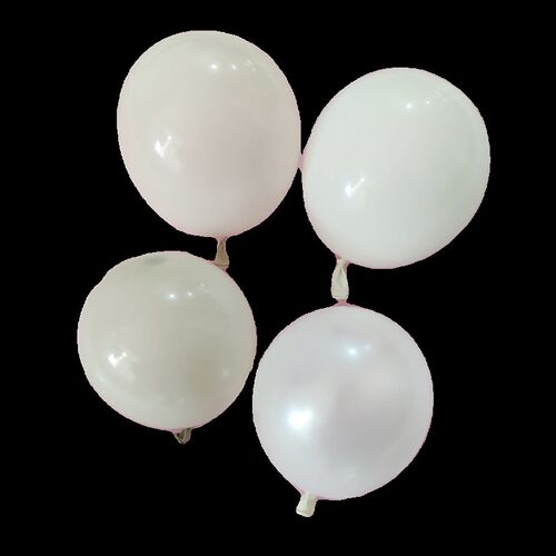 5寸10寸18寸沙滩白暮光白珠光白色圆形乳胶气球生日装饰开业布置