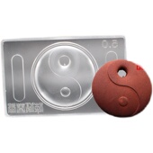 道家八卦太极平安扣香牌模具DIY手工制香合香手串亚克力模具