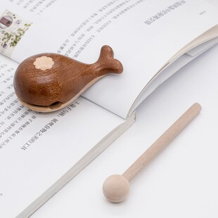 创意小木鱼敲打迷你木器实木法器木质桌面摆件时尚礼品解压神奇