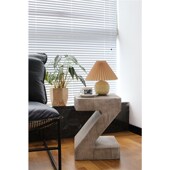 嘻物所极简约艺术设计边几客厅茶几北欧复古咖啡馆工业风侘寂沙发