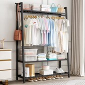 衣架落地卧室挂衣架可移动家用衣服挂架轻奢晾衣服架子简易衣帽架