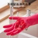 丁腈洗碗手套女士厨房耐用型家用清洁洗衣服家务橡胶干活冬季 专用