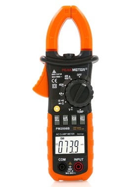 华谊MS2008A B数字钳形表万用表 高精度交流钳型表 测电容二极管