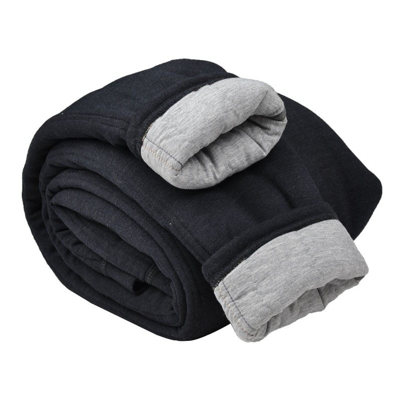 蒙驼冬季男驼绒棉裤中老年加厚保暖裤高腰弹力加绒内穿大码爸爸装