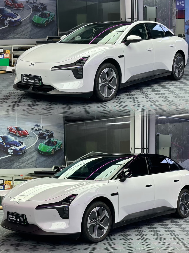 小鹏Monam03特种Tpu悬吊屋顶变色膜悬吊黑顶自动维修全国