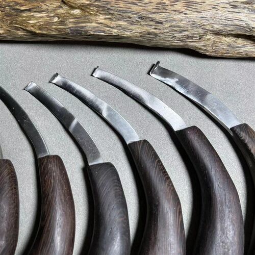 沉香勾刀雕刻刀香农刮香理香工具精钢打造锋利勾刀勾香沉香弯刀