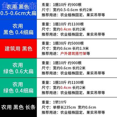 筑绑带扎带胶蔑胶绳31421扎蔑搭棚竹架扎绳扎篾扎排山带搭的建架