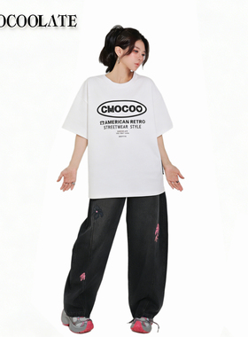 ：CHOCOOLATE基础百搭短袖男女同款T恤CCLTEXKL62710