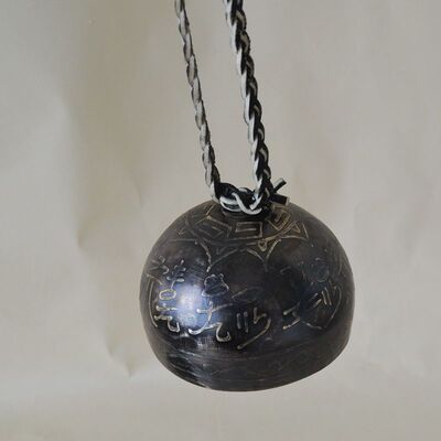 复古古风驼铃铜铃铛冥想手摇铃创意门铃门挂空灵禅修东巴铃隔山铃