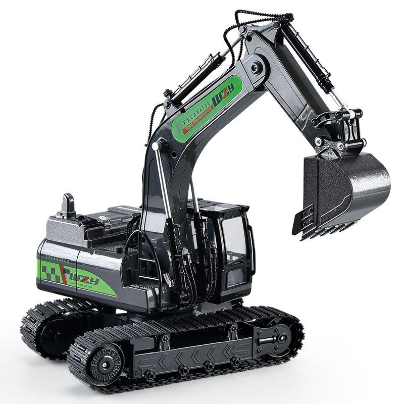 合金遥控挖掘机儿童车男孩汽车仿真电动挖土机大号工程车挖机,玩具/童车/益智/积木/模型,电动/遥控车,淘宝优惠券,粉丝福利购,淘宝优惠卷