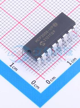 模数转换芯片ADC MCP3008-I/P PDIP-16 原装正品