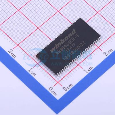 同步动态随机存取内存(SDRAM) W9864G6KH-6 TSOPII-54-10.2mm 64M