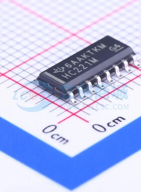 单稳态多谐振荡器 CD74HC221M96 SOIC-16 原装正品 电子元器件配