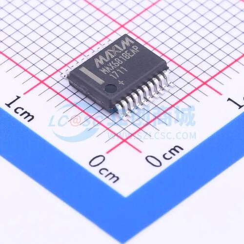 模拟开关/多路复用器 MAX6818EAP SSOP-20-208mil 原装正品