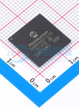 单片机(MCU/MPU/SOC) SAM9X60D1G-I/4FB TFBGA-233 原装正品