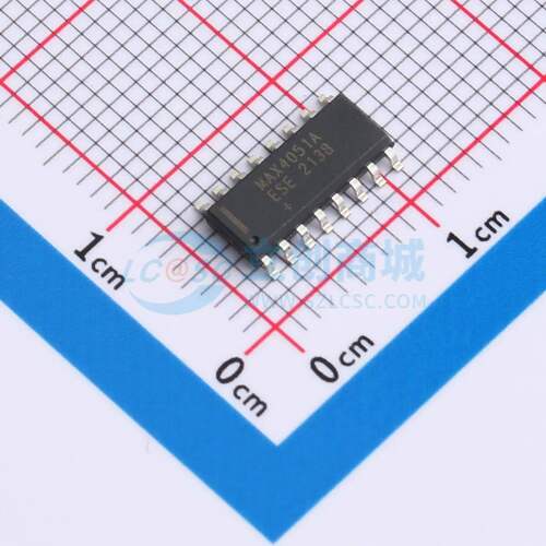 模拟开关/多路复用器 MAX4051AESE+ SO-16 原装正品