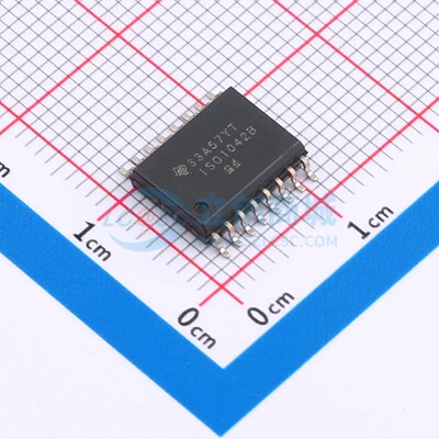 原装 隔离式CAN收发器 ISO1042BDWR SOIC-16-300mil 全新