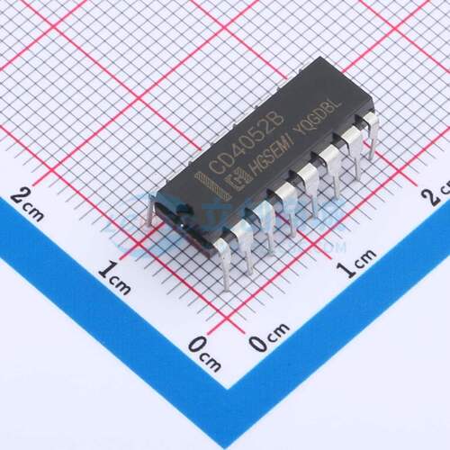 模拟开关/多路复用器 CD4052BE DIP-16 原装正品