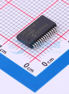 单片机(MCU/MPU/SOC) PIC16F73-I/SS SSOP-28-208mil 原装正品