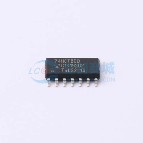 逻辑门 74HCT86D,652 SO-14 异或门 原装正品