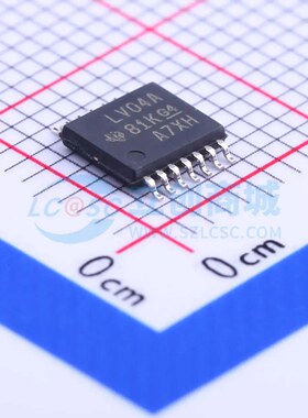 反相器 SN74LV04APWR TSSOP-14 原装正品 电子元器件配单