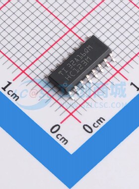 单稳态多谐振荡器 CD74HC123M96G4 SOIC-16 原装正品 电子元器件