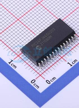 单片机(MCU/MPU/SOC) PIC24FJ64GU202-I/SO SOIC-28-300mil 原装