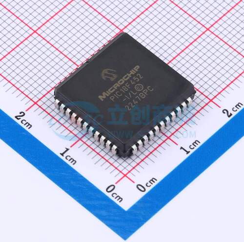 单片机(MCU/MPU/SOC) PIC18F452-I/L PLCC-44(16.6x16.6) 原装正