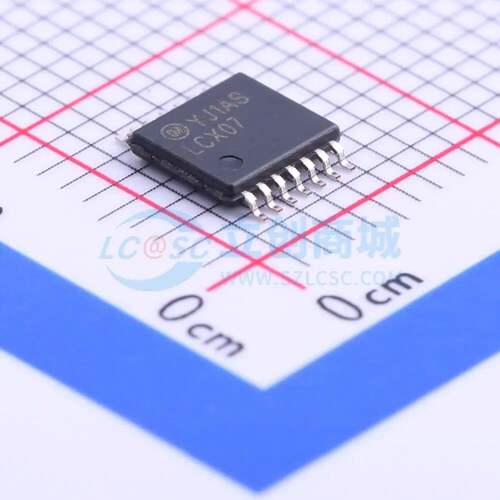 原装 缓冲器/驱动器/收发器 74LCX07MTCX TSSOP-14 正品现货