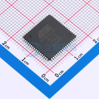 单片机(MCU/MPU/SOC) ATMEGA1281V-8AU TQFP-64(14x14) 原装正品