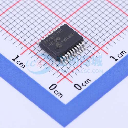 单片机(MCU/MPU/SOC) PIC16LF720-I/SS SSOP-20-208mil 原装正品