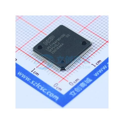 单片机 LPC1764FBD100,551 LQFP-100(14x14) 128KB 100MHz ARM 芯
