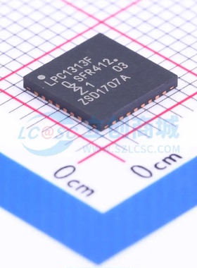 单片机 LPC1313FHN33,551 HVQFN-32-EP(7x7) 32KB 72MHz ARM 芯片
