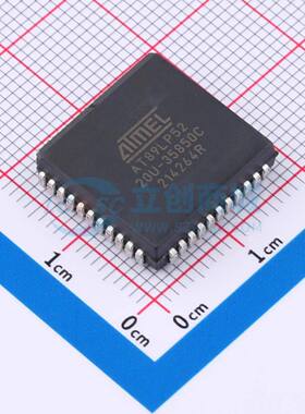 单片机(MCU/MPU/SOC) AT89LP52-20JU PLCC-44(16.6x16.6) 原装正
