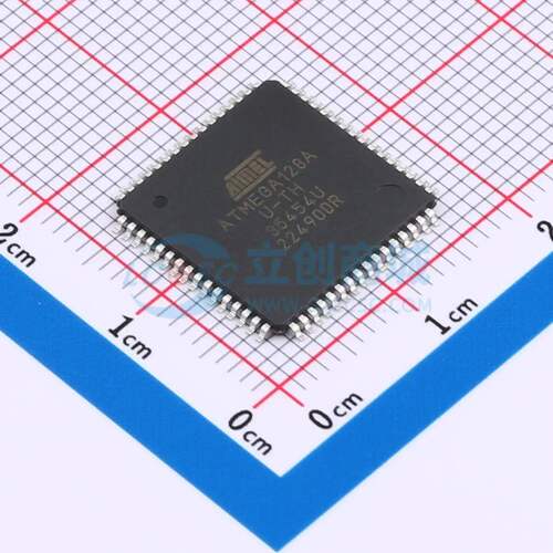 单片机(MCU/MPU/SOC) ATMEGA128A-AUR TQFP-64(14x14) 原装正品