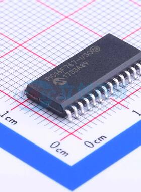单片机(MCU/MPU/SOC) PIC16F767-I/SO SOIC-28-300mil 原装正品