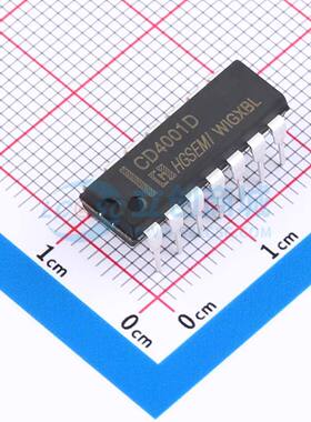 逻辑门 CD4001DN DIP-14 原装正品