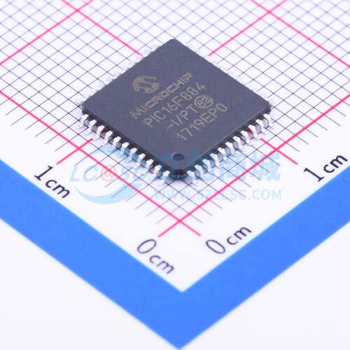 单片机(MCU/MPU/SOC) PIC16F884-I/PT TQFP-44(10x10) 原装正品