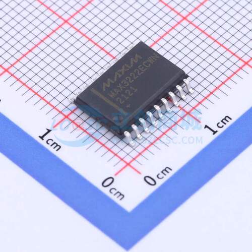RS232芯片 MAX3222ECWN+T SOIC-18-300mil 原装正品
