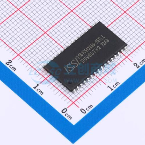 静态随机存取存储器(SRAM) IS61C5128AS-25TLI SOIC-32-10.2mm 原