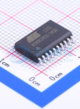 单片机(MCU/MPU/SOC) AT89C2051-24SU SOIC-20-300mil 原装正品