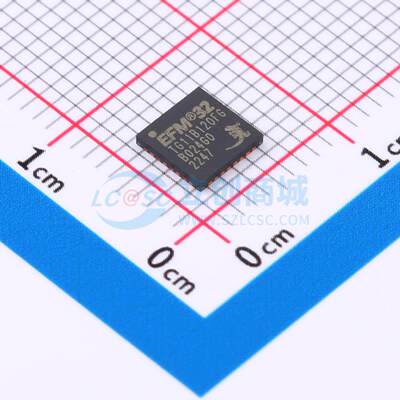 单片机(MCU/MPU/SOC) EFM32TG11B120F128GM32-B QFN-32(5x5) 原装