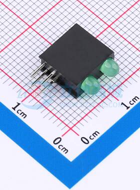 A694B/2SYG/S530-E2 DIP-4-2.54mm 黄绿色 发光二极管LED