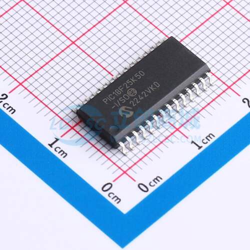 单片机(MCU/MPU/SOC) PIC18F25K50-I/SO SOIC-28-300mil 原装正品