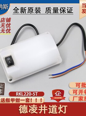 德凌电梯井道灯轿顶灯照明应急灯RKL220/5T灯具配件通用型固定式